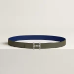 H Torsade belt buckle & Reversible leather strap 24 mm - Image 2